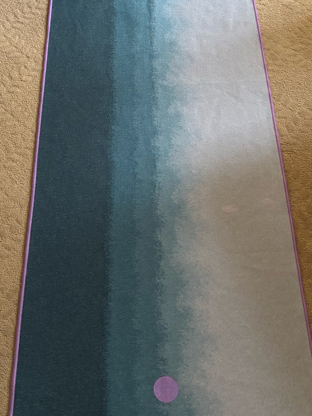 Manduka Yogitoes Skidless Mat Towel in Waterfall Ombre